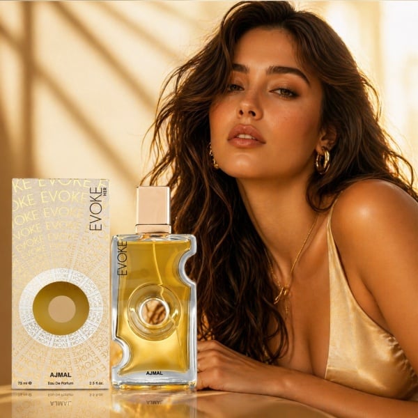 Apa de Parfum Ajmal Evoke Her, Dubai Emiratele Arabe Unite, Femei, 75 ml - Img 2