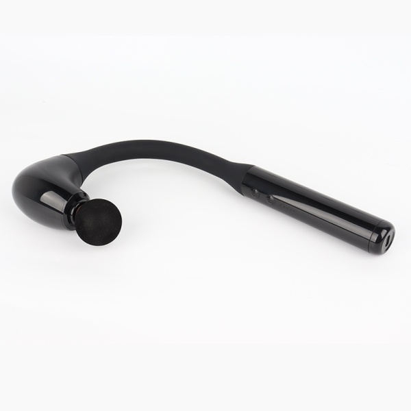 Aparat De Masaj Cu Maner Extins SeveShop, Cu Percutii, 5 Viteze, 4 Capete Interchangeabile, Pentru Intreg Corpul, Motor Fara Perii Silentios, Baterie 2500 mAh, Incarcare USB-C, Design Portabil, Relaxare Musculara, Negru - Img 4
