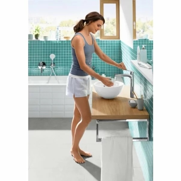Baterie lavoar inalta Hansgrohe Logis E 230 crom lucios - Img 3