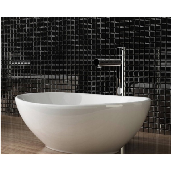 Baterie lavoar PRO HELIA High SILVER, Montaj pe chiuveta, inaltime 30 cm, finisaj Crom - Img 3