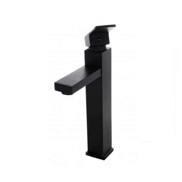 Baterie lavoar PRO QUADRO High 3022H-A, Montaj pe blat, inaltime 31.5cm, finisaj Negru Mat - Img 2
