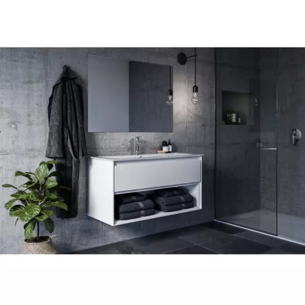 Baterie lavoar tip Grande Ideal Standard Connect Air BlueStart crom lucios monocomanda - Img 5