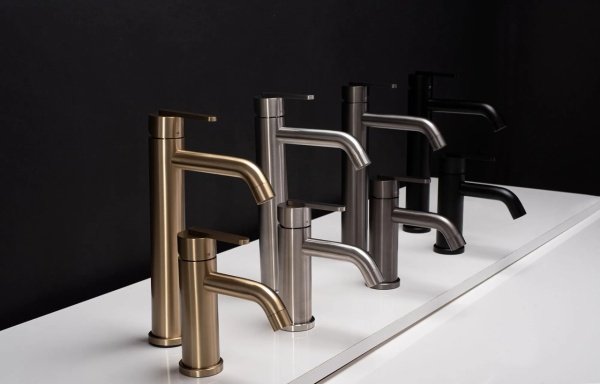 Baterie pentru baie Rea Ontario Brush Nickel High - Img 6