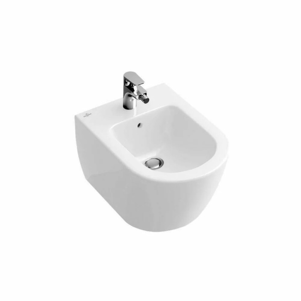 Bideu suspendat cu finisaj lucios Villeroy&amp;Boch Subway 2.0 alb - Img 2