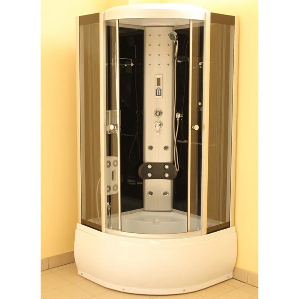 Cabina de dus cu hidromasaj si sauna WSH7080S, Dimensiune 80x80 cm - Img 2