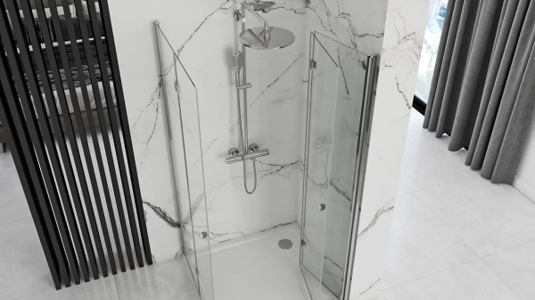 Cabina de dus pliabil Rea Fold N2, 80x120 cm - Img 5