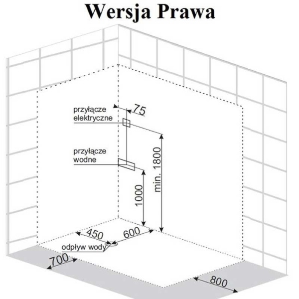 Cabina de dus Victoria cu hidromasaj, 120x85cm, Dreapta - Img 7