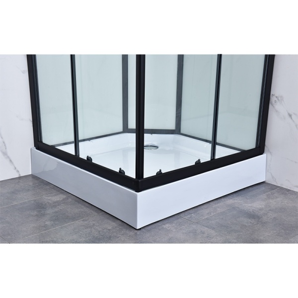 Cabina dus de colt cu hidromasaj , Cadita patrata, 90x90cm, Inaltime 210 cm - Img 12
