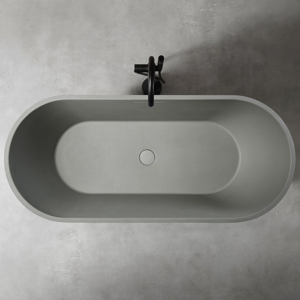 Cada De Baie Freestanding , Design Modern 170x75x60cm, Strat Abraziv ,Culoare Grey - Img 4