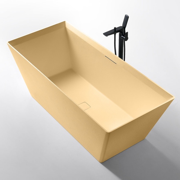 Cada De Baie Freestanding, Design Modern 170x75x60cm, Strat Abraziv , Culoare Cappuccino - Img 2