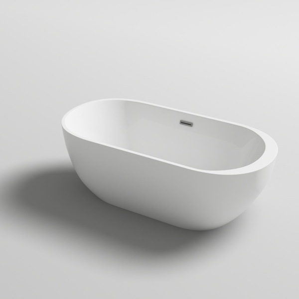 Cada de baie PRO VITO 150x72cm , Design modern , Culoare Alb - Img 4