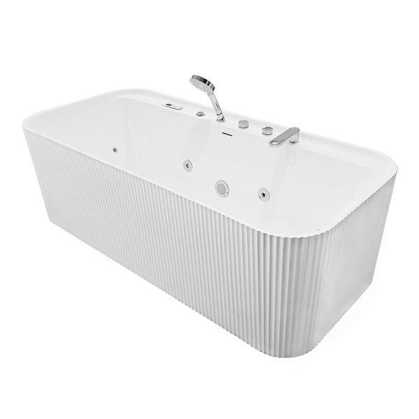 Cada de baie Spa cu hidromasaj MO-18053, canelata, dimensiune 170x78x58 - Img 2