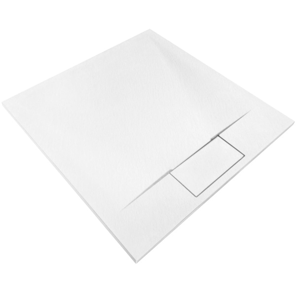 Cadita de dus Bazalt White 90x90 - Img 5