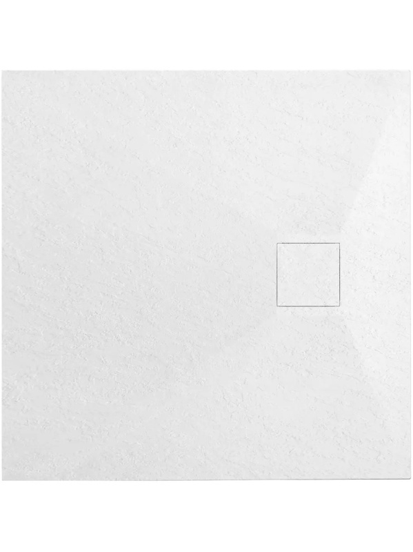Cadita de dus Magnum Alb 90x90 - Img 2