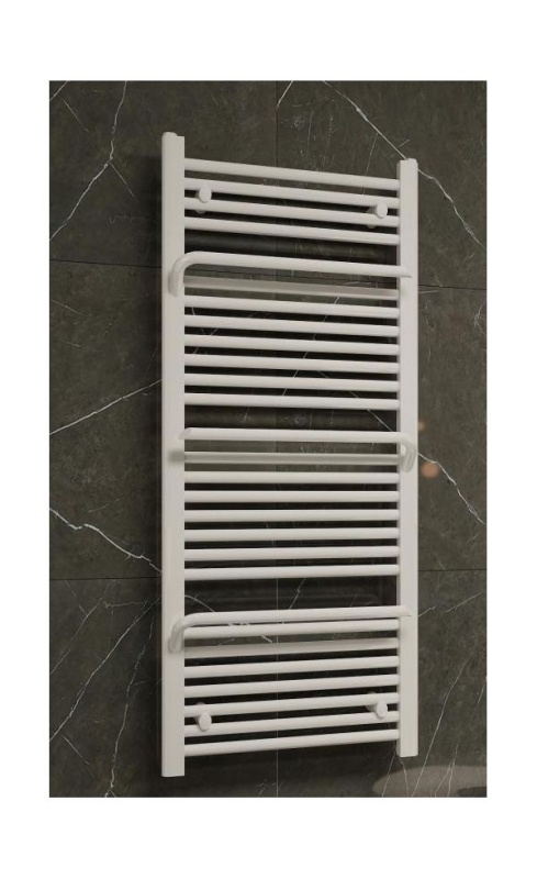 Calorifer de baie Portprosop Smart White 120x50cm, Culoare Alb - Img 2
