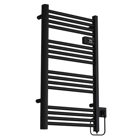 Calorifer electric vertical LOA-BL ECO 500W pentru baie 96x54, negru - Img 2