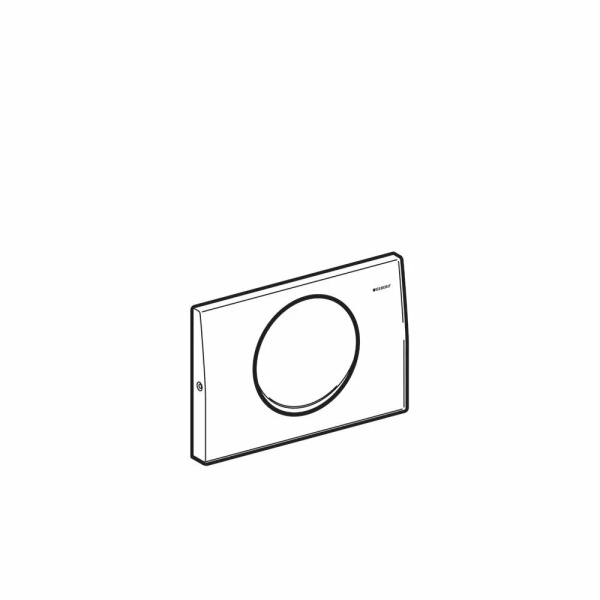 Clapeta de actionare Geberit Delta10 lustruit - Img 2