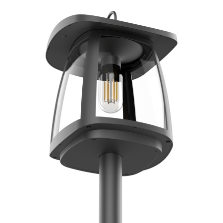 Lampa Solara LED Portabila de Exterior, Neosimply Camping, 350 lumeni, 3 Moduri de utilizare, cu senzori de luminozitate, Black - Img 3