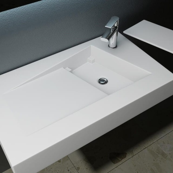 Lavoar Vinci, cu gaura de baterie, dimensiune 80x46cm - Img 2