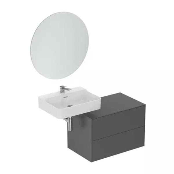 Oglinda cu iluminare LED Ideal Standard Atelier Conca rotunda 80 cm - Img 3