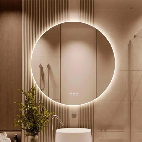 Oglinda cu Led Round Bluetooth , Forma Rotunda ,60 cm - Img 10