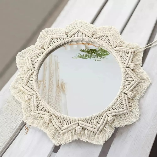 Oglinda perete Boho 50CM 322047 - Img 8