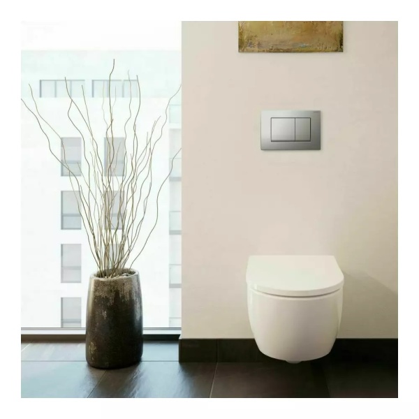 Pachet vas wc suspendat Geberit iCon si Rezervor , Wc cu cadru incastrat Geberit Duofix Sigma UP320 - Img 4