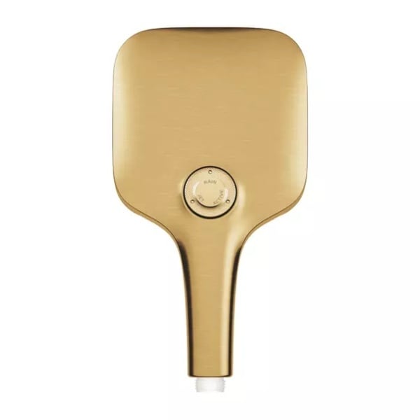 Para de dus Grohe Rainshower SmartActive 130 Cube 3 functii auriu periat Cool Sunrise - Img 3