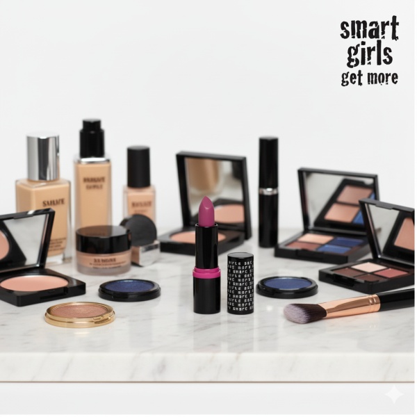 Ruj de buze cu pigment intens Smart Girls Get More, Colectia Long lasting love, rezistent la apa, Sugar Plum - Img 6