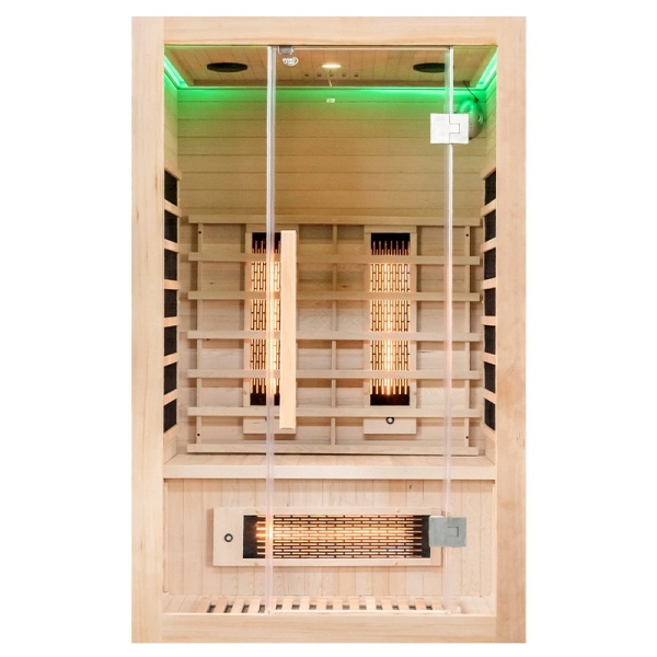 Sauna uscata cu infrarosu la temperatura joasa pentru 2-3 persoane Alta2 120 x 105 cm - Img 2