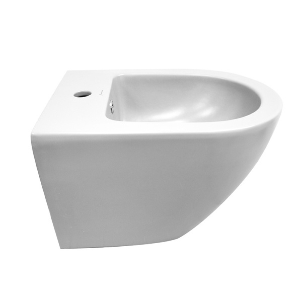 Set Bideu si Vas WC GROHE,montaj suspendat, ceramica sanitara, Vas WC VERA Alfonzo RIMLESS +Bideu +Capac Soft-Close SLIM PREMIUM +Cadru +Clapeta - Img 4