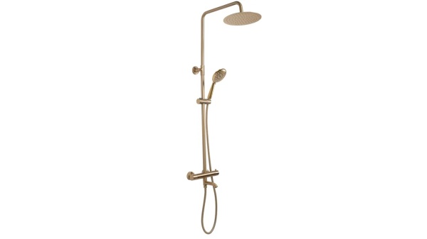 Set de dus cu termostat REA LUNGO,auriu periat - Img 2