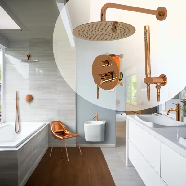 Set de dus incastrat REA LUNGO+Box , Culoare Copper - Img 9
