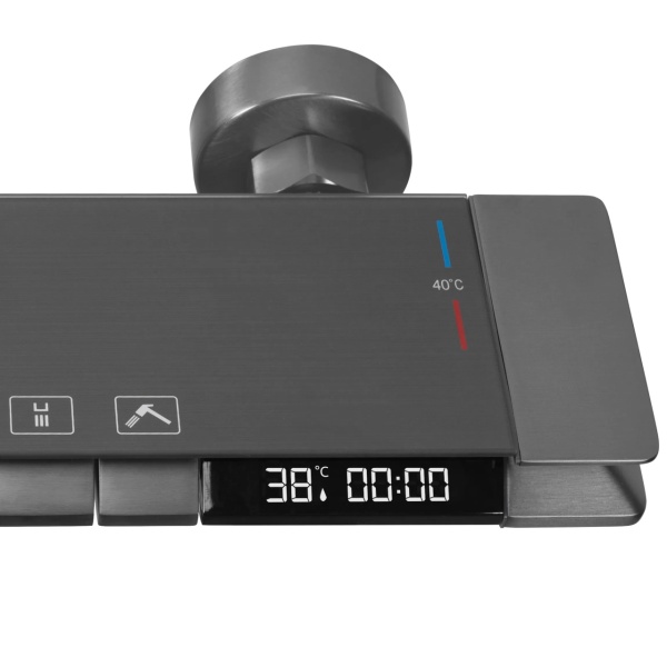 Set de dus REA Karl, Design Unic si Elegant, Culoare Titanium - Img 2