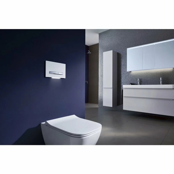 Set Geberit Smyle Square Rimfree vas wc suspendat cu capac slim softclose - Img 2