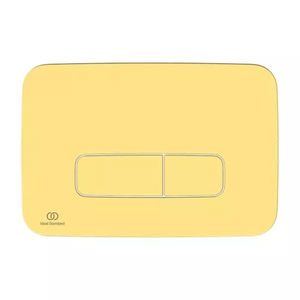 Set rezervor WC cu cadru Ideal Standard ProSys si clapeta Oleas M3 auriu periat - Img 4