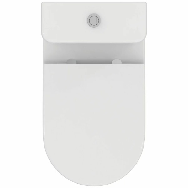 Set vas WC Ideal Standard Ellisse rimless BTW cu capac softclose alb si rezervor - Img 6
