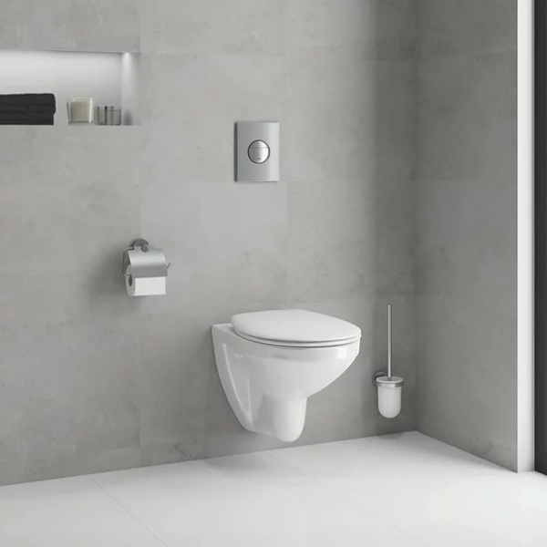 Set vas wc suspendat Bau Ceramic cu capac Bau Ceramic fix - Img 2