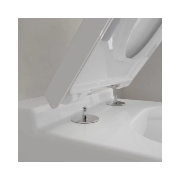 Set vas wc suspendat Villeroy&amp;Boch Finion DirectFlush alb cu capac soft close - Img 4