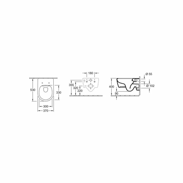 Set vas wc suspendat Villeroy&amp;Boch Soul Direct Flush cu capac slim soft close - Img 4