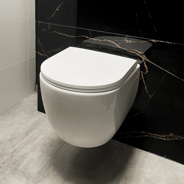 Vas WC suspendabil Rea Carlo Mini Tornado Rimless Flat N - Img 2