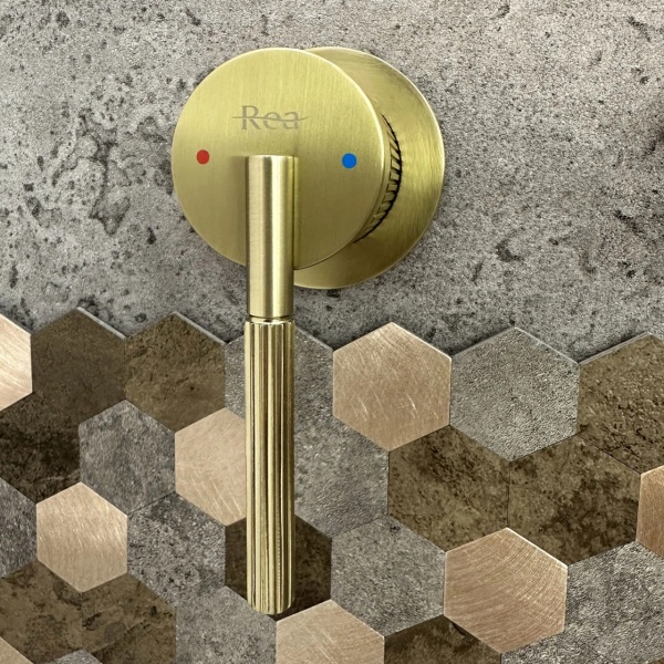 Baterie incastrata REA Argon +Box , Design Elegant, Culoare Brush Gold - Img 2