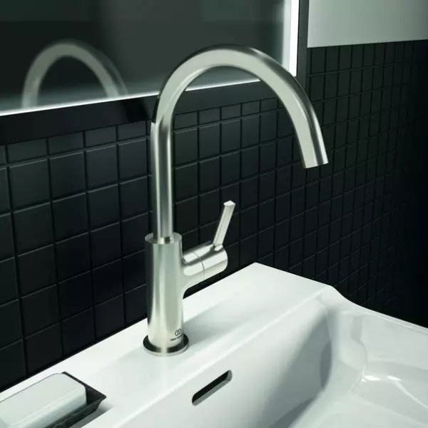 Baterie lavoar inalta Ideal Standard Atelier Joy argintiu Silver Storm monocomanda - Img 5