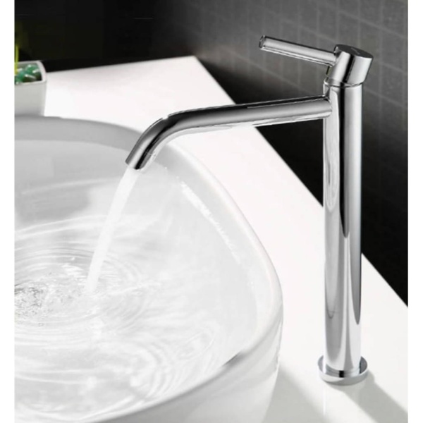 Baterie lavoar PRO COSTA HIGH Chrome, Montaj pe blat, inaltime 30 cm, finisaj Crom - Img 3