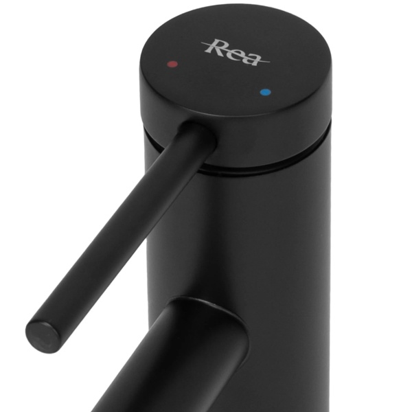 Baterie pentru lavoar Rea Foss BLACK negru low - Img 6