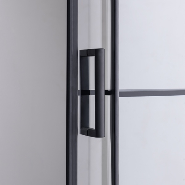 Cabina de dus patrata din sticla securizata cu cadita de dus antialunecare BL32B-SXL02B 90 x 90 cm - Img 6