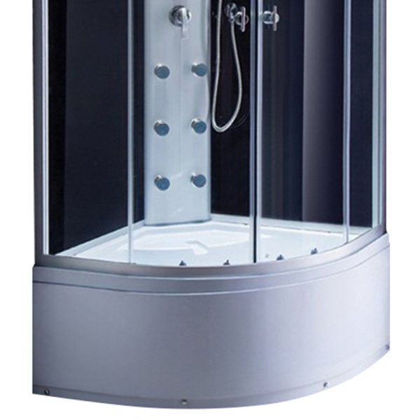 Cabina de dus WSH7601B cu Hidromasaj, Dimensiune 100x100cm+Cadita de dus - Img 4