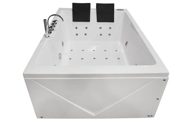 Cada de baie cu hidromasaj si Turbo Spa pentru 2 persoane 186 x 121 x 65 alba - Img 6