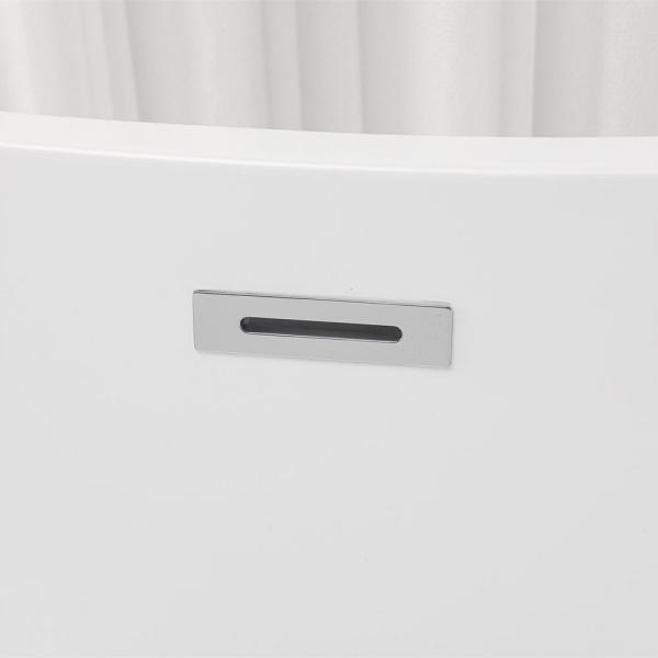 Cada De Baie De Sine Statatoare 160x75x73cm, Design Elegant , Culoare Alb - Img 6