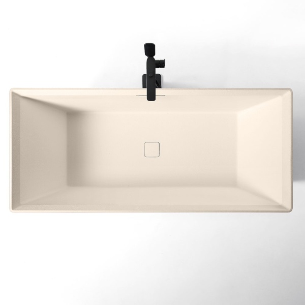 Cada De Baie Freestanding, Design Modern 170x75x60cm, Strat Abraziv , Culoare Bej Deschis - Img 4